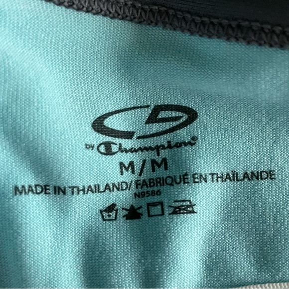 Champion C9 Racerback V-Neck polyester/spandex hook & eye strap adjustable M/M - Picture 4 of 6